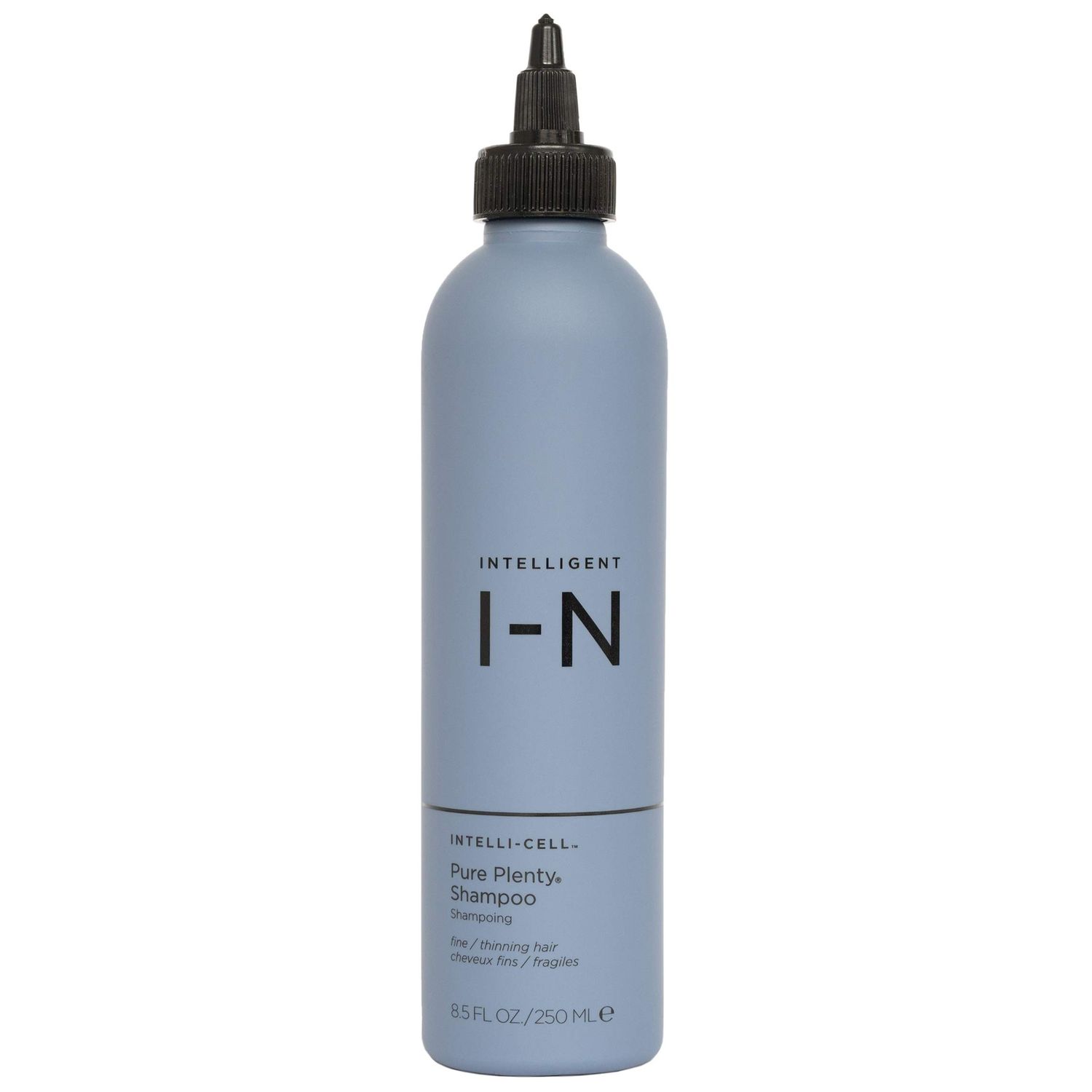 Intelligent Nutrients Pure Plenty Exfoliating Hair Shampoo - Non-Toxic Scalp Scrubber Hair Thickening Shampoo with Plant Stem Cells for Fine Thinning Hair (8.5 oz)