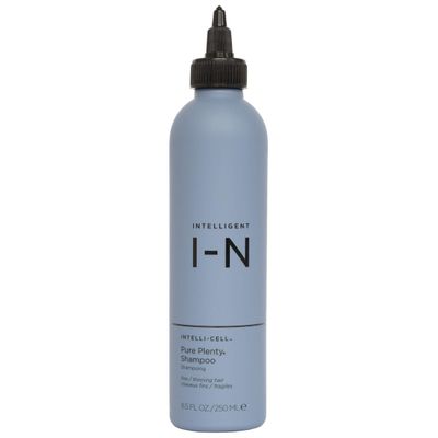 Intelligent Nutrients Pure Plenty Exfoliating Hair Shampoo - Non-Toxic Scalp Scrubber Hair Thickening Shampoo with Plant Stem Cells for Fine Thinning Hair (8.5 oz)