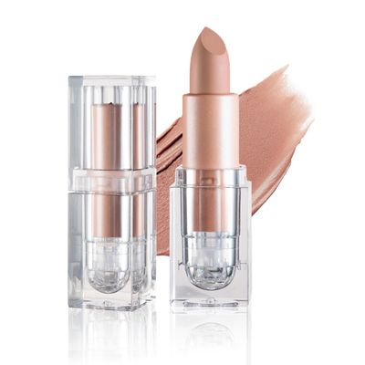 IONSGAKO Matte Nude Lipstick Velvet Lip Gloss Non-Fading Non-Sticky Cup Nude Lipstick Matte Lip Stain Long Lasting Waterproof Lipstick for Women Girls Daily Lip Makeup - White Peach