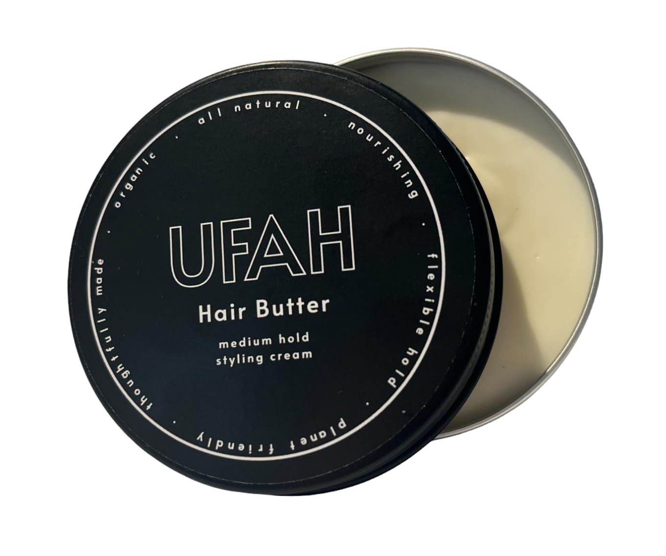 UFAH - THE BEST NATURAL POMADE - Hair Styling Pomade with Low Shine Healthy Finish (1.75 oz) Cruelty Free ALL NATURAL INGREDIENTS