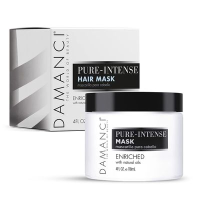 DAMANCI Pure Intense Hair Mask for Damaged Hair - Keratin Hair Mask for Dry Damaged Hair and Growth - Deep Conditioning Keratin Hair Treatment Mask - Mascarilla para el Cabello (4 oz)