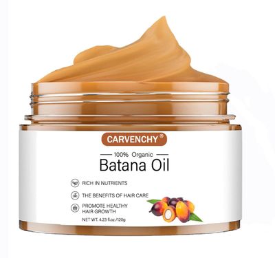 Raw Batana Oil for Hair Growth,100 Natural Batana Oil Sourced from Honduras Unrefined Promotes Hair thickness for Men Women Moisturize Scalp, Restore Dry Damaged Hair 4.2 OZ