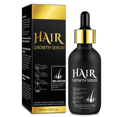 Hair Growth Serum For Men Women Hair, 2.02 oz Hair Regrowth Serum for Hair Loss For Getting Thicker Hair Hair Growth Oil, Beard Growth