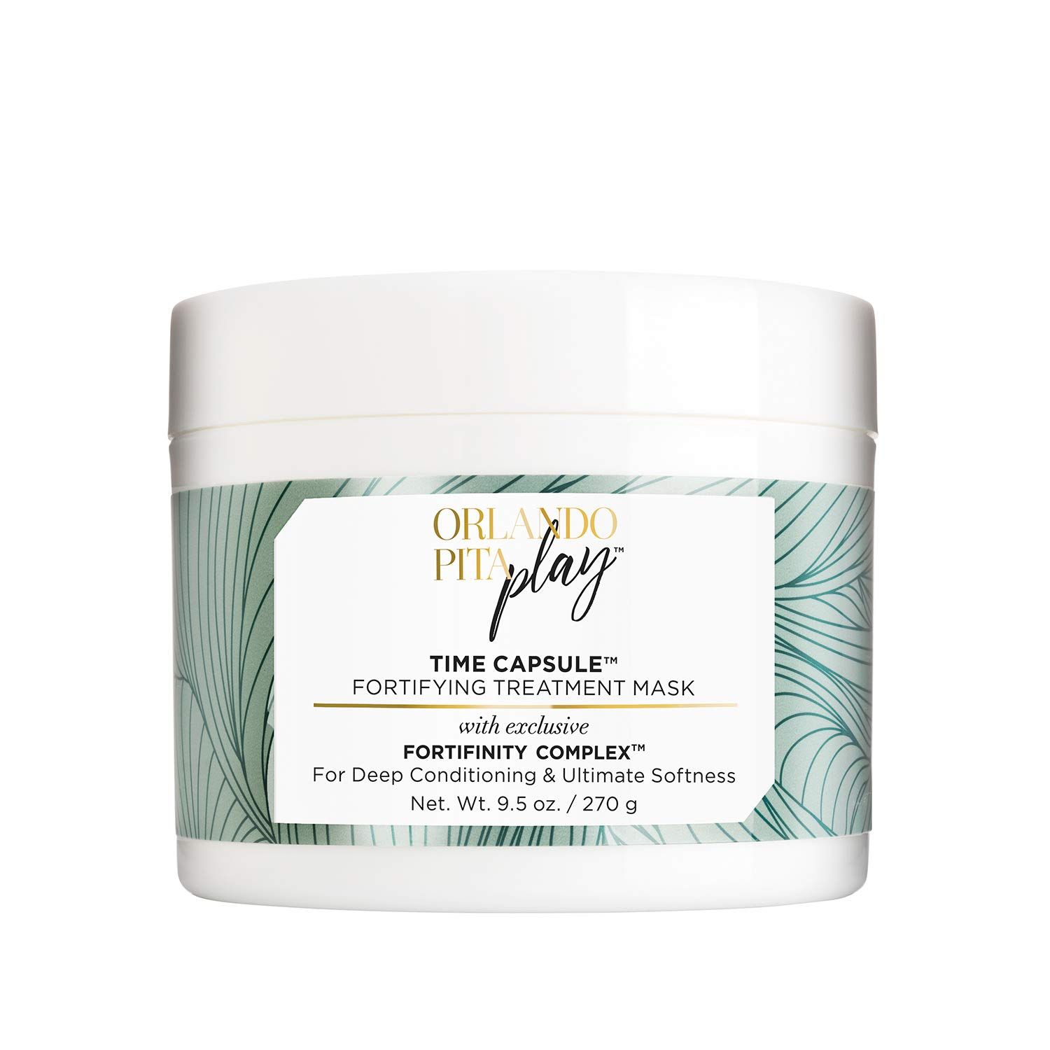 ORLANDO PITA PLAY Time Capsule Fortifying Treatment Mask, Exclusive Fortifinity Complex, For Deep Conditioning Ultimate Softness, Replenishes Moisture Shine, 9.5 Oz