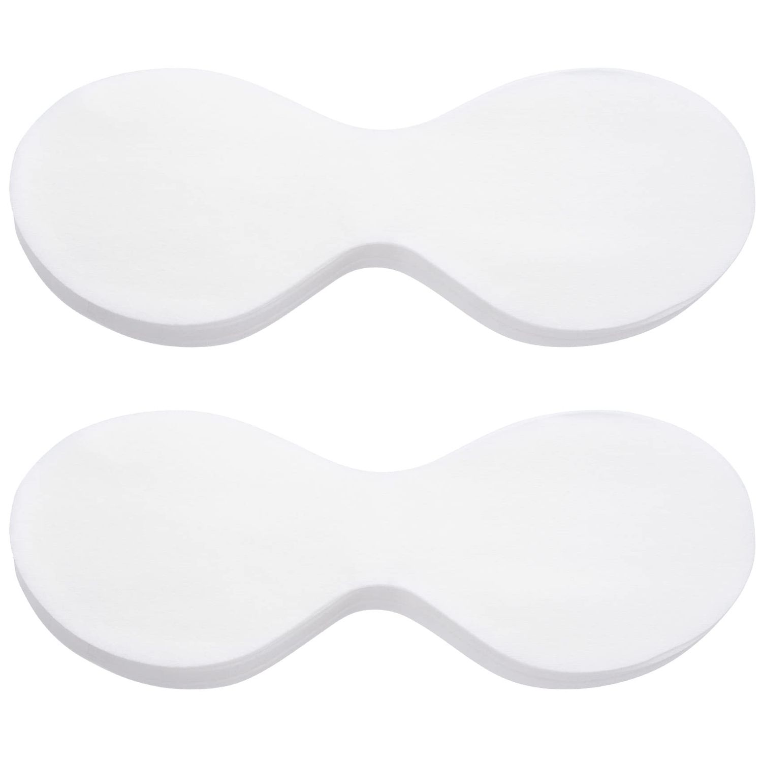 PAGOW 400 Sheets Disposable Non Woven Eye Care, Cotton Paper Facial Eye Pads Spa, DIY Clear Eye Mask Paper Beauty Sheets for Skincare Spa Wrap Moisture Retention
