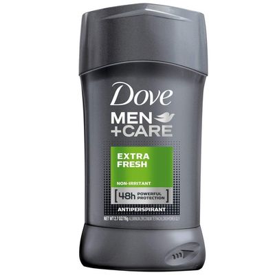 Dove MenCare Antiperspirant Deodorant Stick, Extra Fresh 2.7 oz, Pack of 2