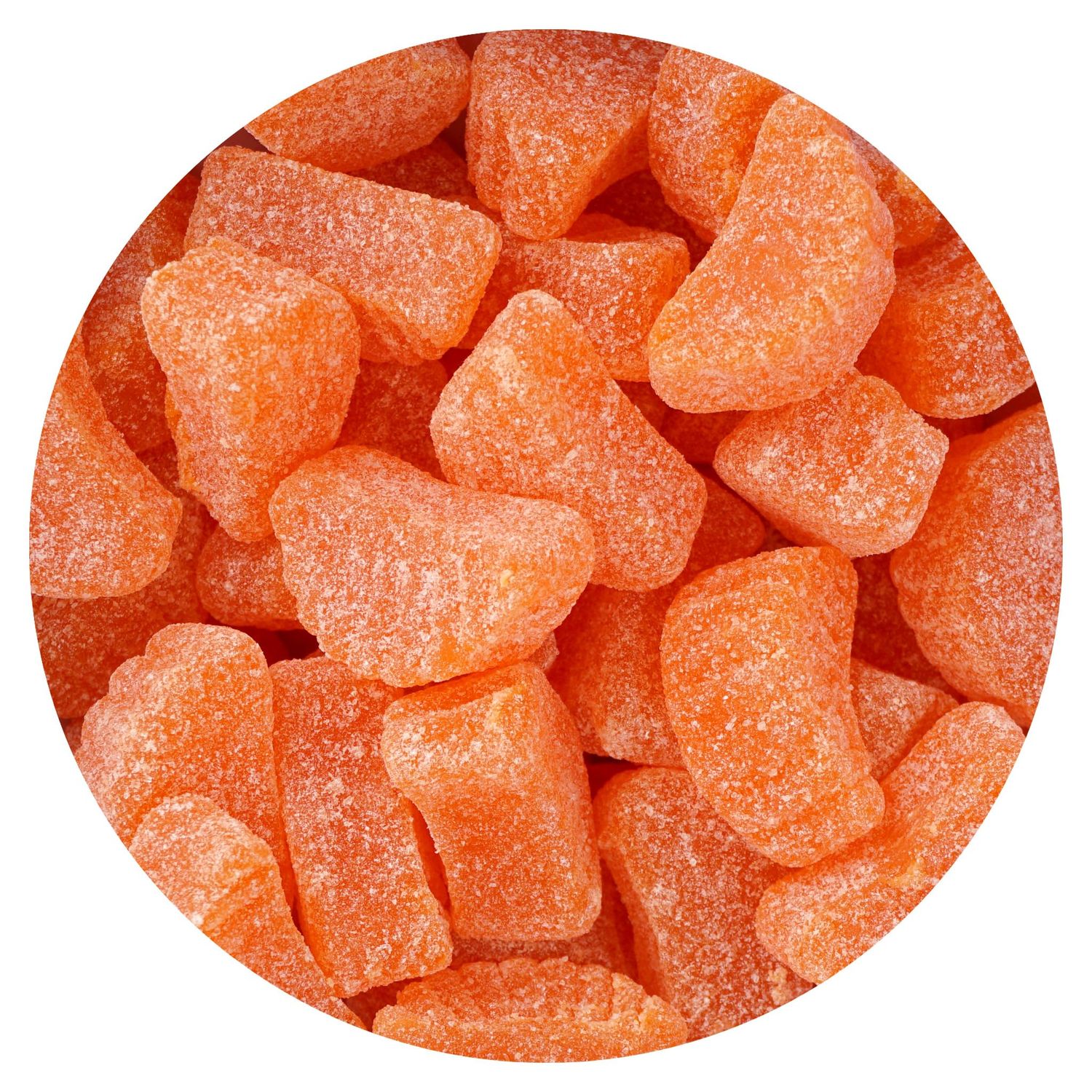Orange Slices Candy, 1 Pound Bulk Bag, Candy Orange Slices Gummy Candy, Orange Candy