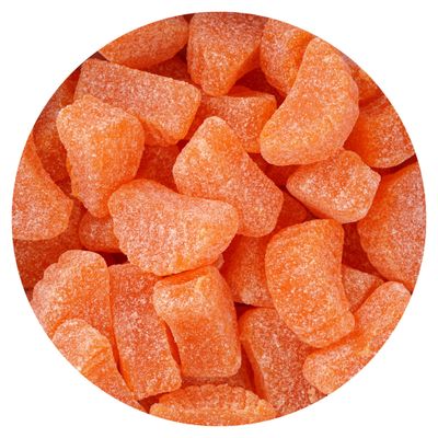 Orange Slices Candy, 1 Pound Bulk Bag, Candy Orange Slices Gummy Candy, Orange Candy