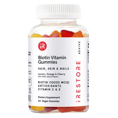 iRestore Hair Gummy Vitamins, Vegan Biotin Gummies for Hair Skin and Nails Gummies, Hair Gummies, Biotin Gummies for Hair Growth Biotin Vitamins Hair Vitamins Gummies for Women Men, Biotin 10000mcg