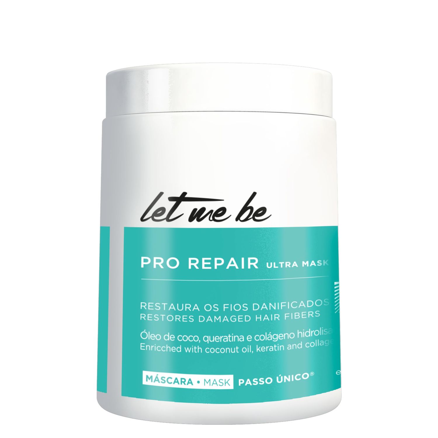 Let Me Be Pro Repair Ultra Mask 1kg 35.27 oz - Deep Conditioning Hair Mask for Damaged, Dry, Bleached, or Chemically Treated Hair - Intense Nourishment, Shine Smoothness - Pro Repair