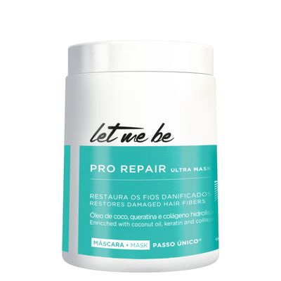 Let Me Be Pro Repair Ultra Mask 1kg 35.27 oz - Deep Conditioning Hair Mask for Damaged, Dry, Bleached, or Chemically Treated Hair - Intense Nourishment, Shine Smoothness - Pro Repair
