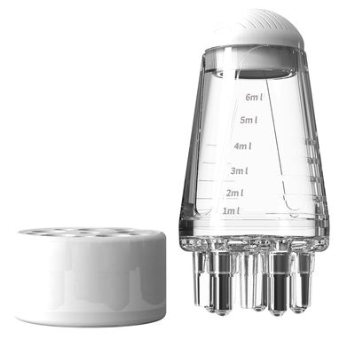 COLAYERIST Scalp Applicator Comb, Scalp Oil Applicator, Root Comb Applicator Bottle for Hair, Hair Serum Applicator Suitable for Various Liquids, Suitable for Home and Travel -(White)