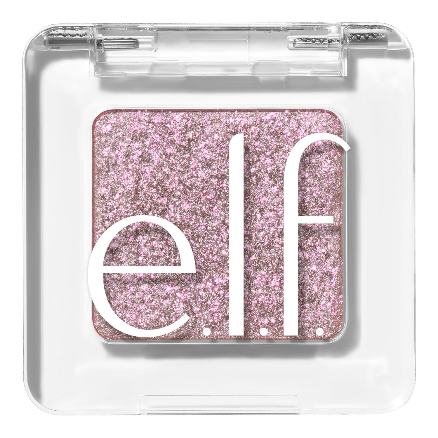 e.l.f. Fine As Fleck Glitter Eyeshadow, Long-Lasting Sheer Eye Makeup With A Shimmer Finish, Soft, Smooth Formula, Vegan Cruelty-Free, Pop Off Pink