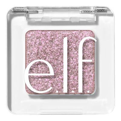 e.l.f. Fine As Fleck Glitter Eyeshadow, Long-Lasting Sheer Eye Makeup With A Shimmer Finish, Soft, Smooth Formula, Vegan Cruelty-Free, Pop Off Pink