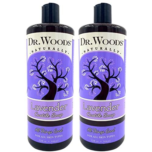 Dr. Woods Soothing Lavender Castile Soap 32 oz (Pack of 2)
