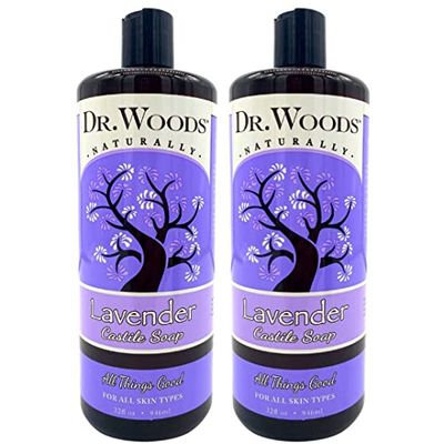 Dr. Woods Soothing Lavender Castile Soap 32 oz (Pack of 2)