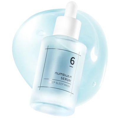 numbuzin No.6 Serum Deep Sleep Mask Serum Iceland Glacier Water for Instant and Long-lasting Hydration with Hyaluronic Acid Niacinamide Korean Skincare for Dry Skin 1.69 fl. oz.