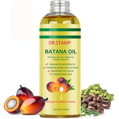 Batana Oil for Hair Growth Scalp Care - 4-in-1 Liquid Batana Oil with Rosemary, Castor Pumpkin Seed Oil - Strengthens, Moisturizes Revitalizes Dry, Damaged Hair (1 Pack)