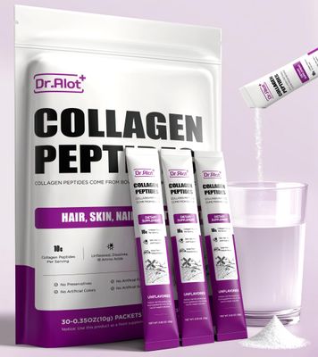 2X Boost Collagen Peptides Powder for Skin Hair Nail Joints Health, Ultra High Absorption Collagen Powder with Hydrolyzed Type 1 3 VC, Unflavored Collagen Supplements for Women Men, 30 Servings