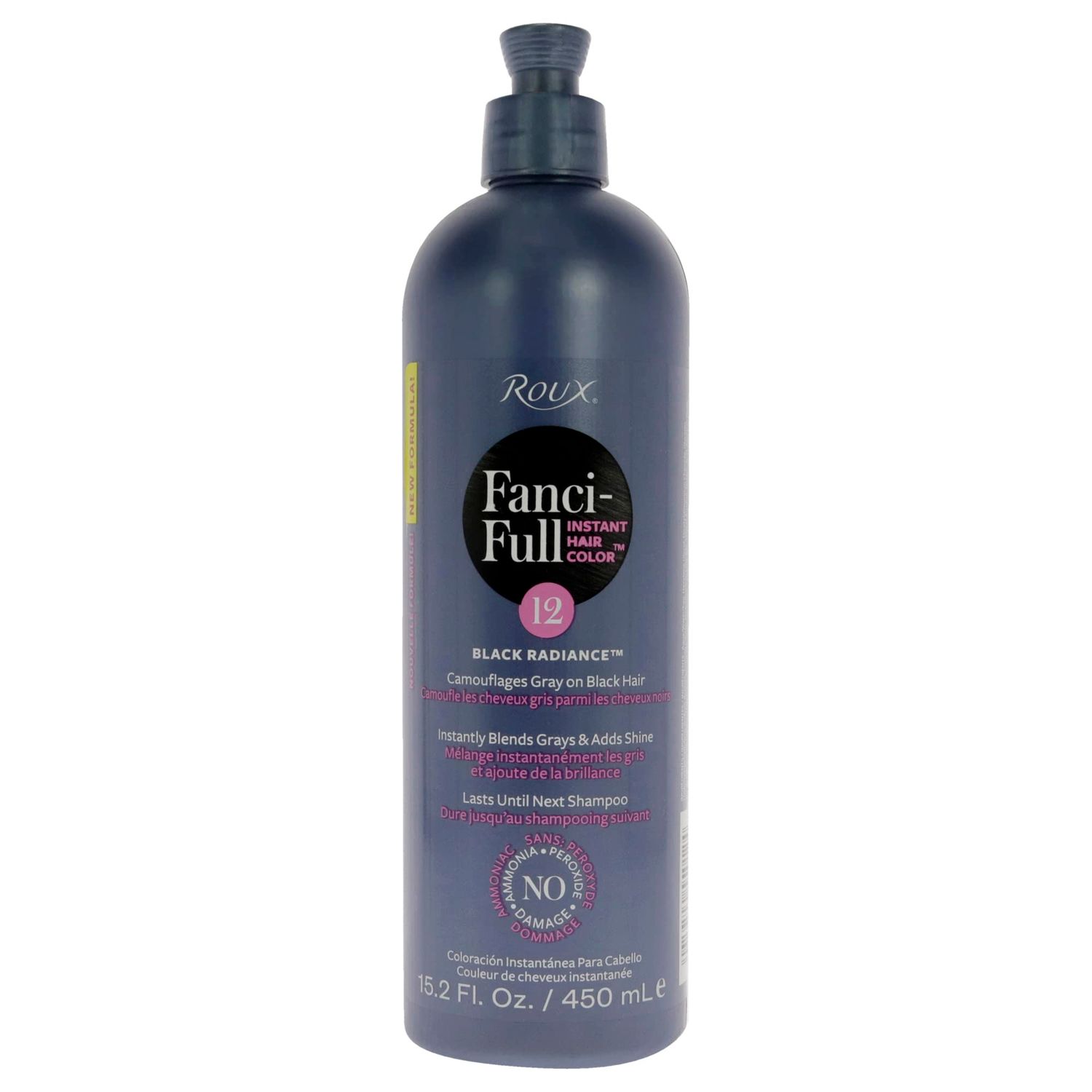 Roux Fanci-Full Rinse Instant Hair Color - 12 Black Radiance Hair Color Unisex 15.2 oz