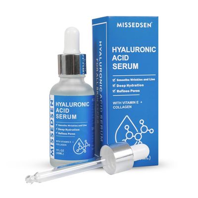 Hyaluronic Acid Serum With Collagen and Vitamin E Deep Hydration Nourishing and Moisturizing Firming Suitable For Liquid Late-night People Sensitive Skin1floz30ml