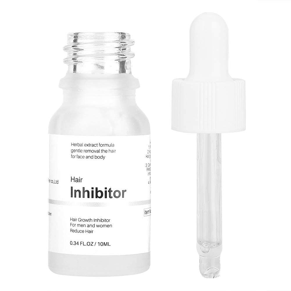 TXRDONY Hair Growth Inhibitor for Face, Moisturizing Permanent Hair Inhibitor Serum Natural Plant Extract Mild Soothing Stop Hair Growth for FaceArmLegs Body Bikini (1PC)