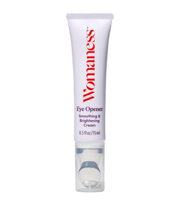 Womaness Eye Opener Anti Aging Eye Cream - Hyaluronic Acid Bakuchiol Alternative Retinol Eye Cream for Dark Circles and Puffiness Red Algae Extract to Firm Revitalize Under Eye Bags (15ml)