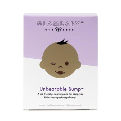 GlamBaby Eye Care - Unbearable Bump Kit - stye kit for kids - heat and cooling mask - cleansing spray for eyelid debris