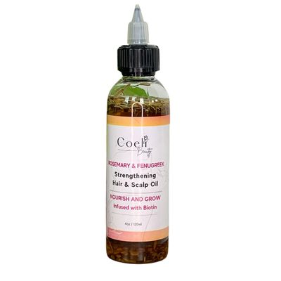 Generic Rosemary Fenugreek Hair Oil-GROW your Hair Naturally, 4 Fl Oz (Pack of 1), Brown