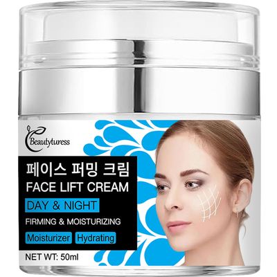 Collagen Retinol Hyaluronic Acid Face Cream - Deep Hydration Daily Moisturizer, Lightweight All-in-One Skincare Cream, 1.76oz (50g)