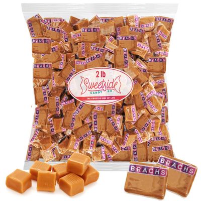 Chewy Caramel Candy, 2lb Pack of Caramels Individually Wrapped, Ideal Carmels Candy Soft for Sharing with Friends and Family, Perfect Caramels for Parties or Simply to Satisfy Your Caramel Cravings