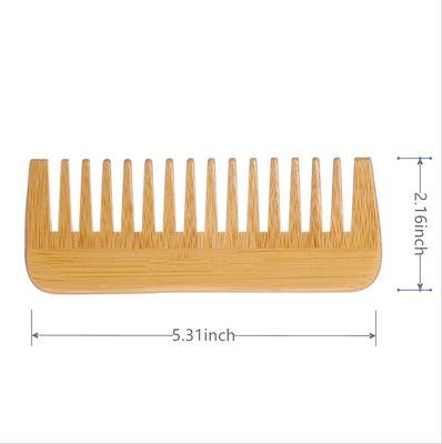 Wide-Tooth Comb bamboo,Large Hair Detangling Comb Wide Tooth Comb , No Handle Detangler Comb Styling Shampoo Comb,Quality Wooden Curls Comb,Wooden Hair Comb Wide Tooth Wood Anti Static for Long Hair