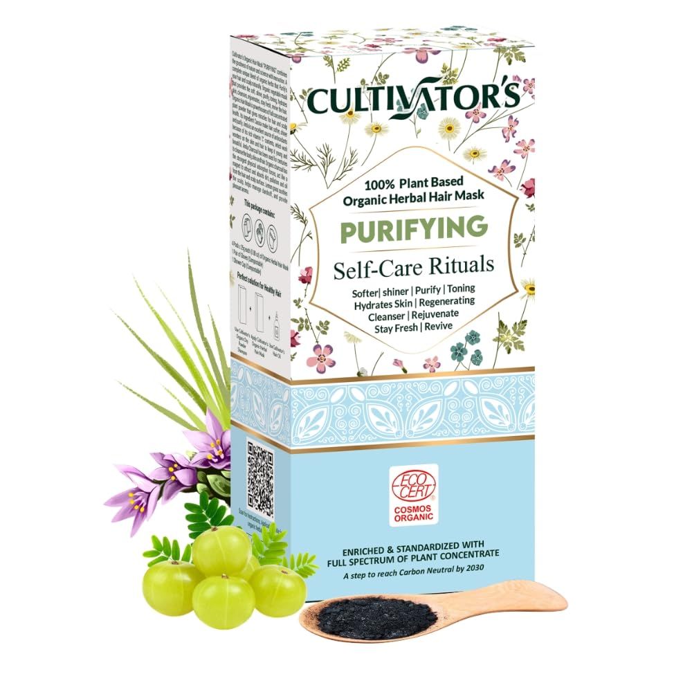 Cultivator&#39;s Anti-Dandruff Hair Mask Deep Conditioning Treatment for Dry, Flaky, and Itchy Scalp Hydrating Organic Leave-in Repair Mask