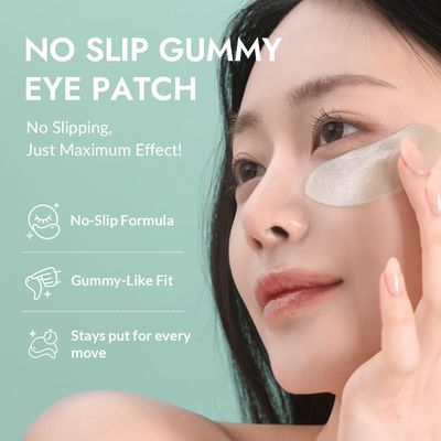 MIZON Cicaluronic Vegan De-puffing Eye Gel Patch, 24K Gold Cica Under Eye Mask, Reduces Puffy Eyes, Dark Circles and Wrinkles (21 pairs)