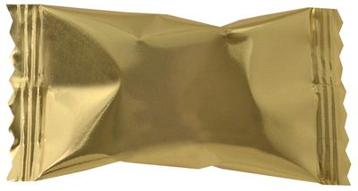 Party Sweets By Hospitality Mints Metallic Gold Buttermints, 7-Ounce Bags (Pack of 6)