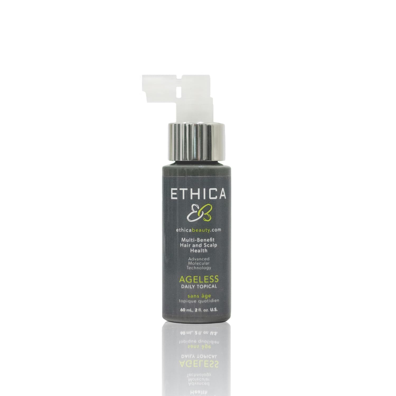 Ageless, Daily Leave In Scalp Hair Growth Topical Treatment for Women. Promotes Healthy Scalp Hair Regrowth, 2 fl oz