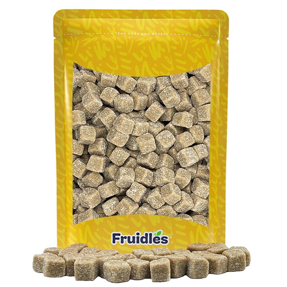 Fruidles Soft Licorice Cubes, Coated in Cane Sugar (Half-Pound)
