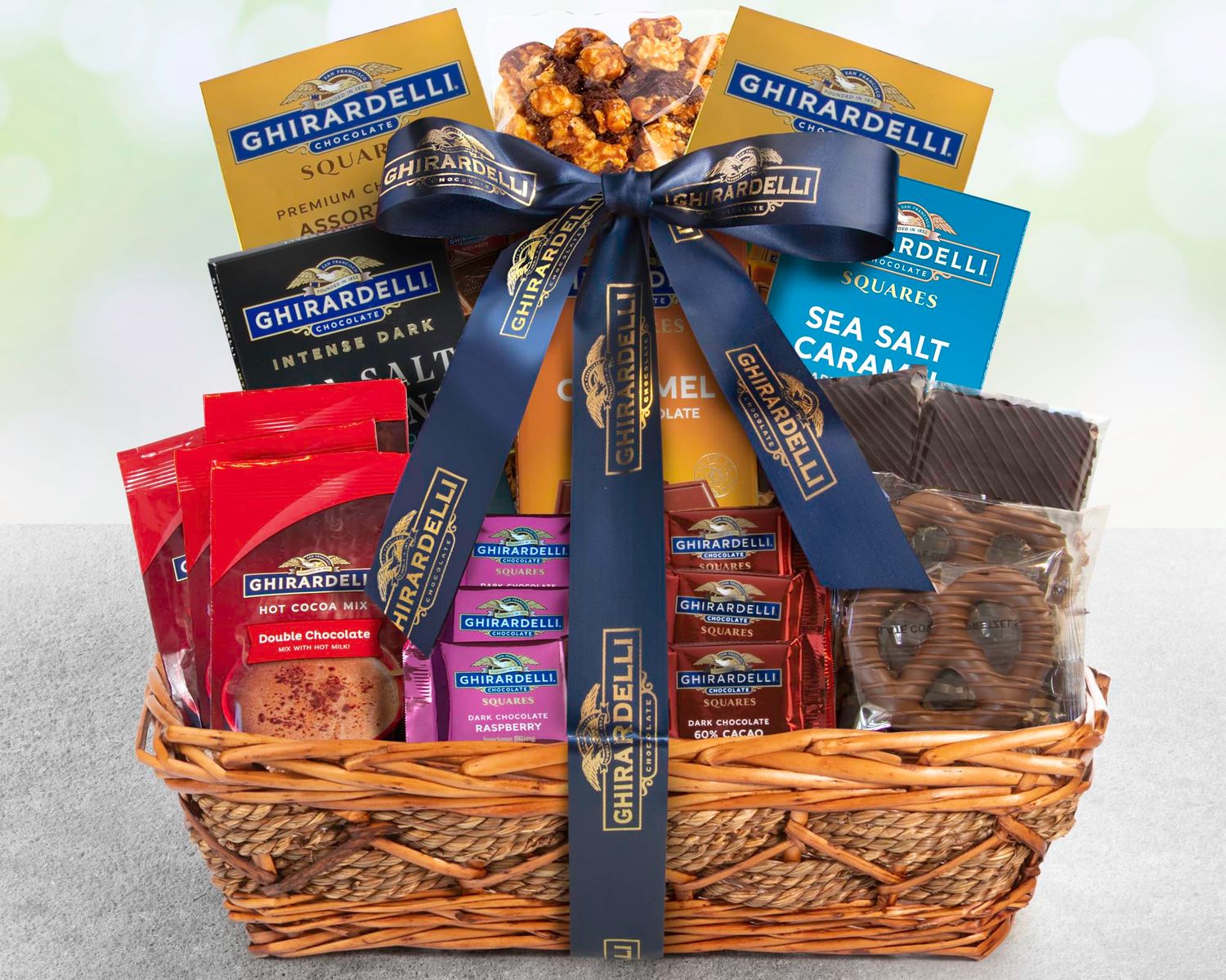 A Gift Inside Ghirardelli Deluxe Delights Gift Basket