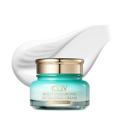 CLIV Multi Hyaluronic Hydrating Cream Hydrating and Nourishing Face Moisturizer 73 Hyaluronic Acid Soltuion Facial Cream For Dry Skin, All Skin (1.69 fl oz, 50ml)