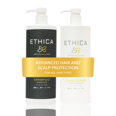 Shampoo and Conditioner. Clarifying Deep Conditioning. Promotes Strong, Healthy Hair, Scalp, and Hair Growth, 32 Oz