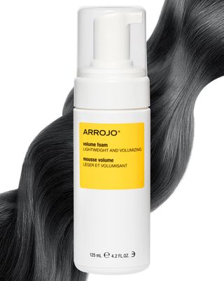 Arrojo Volume Foam Hair Mousse, Lavender-Pear Scent - Sulfate Paraben-Free Volumizing Mousse for Fine Hair All Hair Types - Adds Shape, Bounce Texture, 4.2 fl. oz