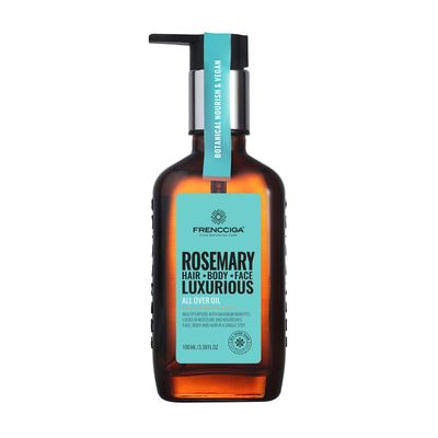 FRENCCIGA Rosemary Oil For Hair, Scalp, Face Body, Multi-Use Rosemary Oil Serum for Moisturing Nourishing Skin Hair