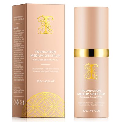 TLM Colour Changing Foundation, 30ml TLM Concealer Cover Cream Liquid Flawless Full Coverage Natural Color Foundation Makeup Base Concealer for All Skin SPF15 (2, 30ml)