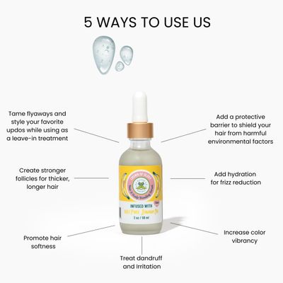 Blessed Bananas Hair Scalp Bonding Serum - Repairs, Strengthens Boosts Hair - Protects Against Damage - Infused with Banana Oil for All Hair Types - Enhances Softness Shine - 1 Count