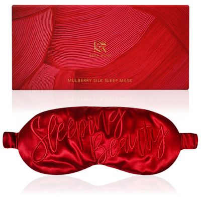 ESNA HOME Luxury Silk Sleep Mask Gift Set 22-Momme Mulberry Silk Eye Mask Ultra Comfort Perfect Present for Her Luxury Christmas for WomenSleeping Beauty