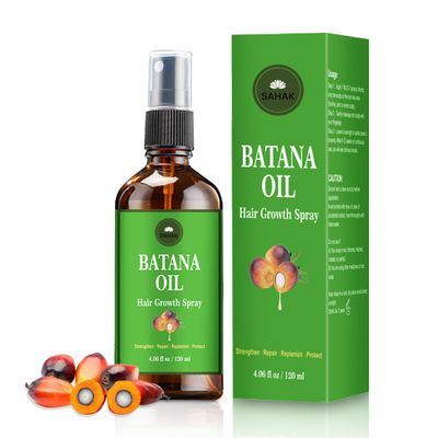 Batana Oil Hair Growth Serum natural hair Oil ingredients, for Hiar Nourishing, Thickening, Scalp Treatment Weak, Dry Hair- 4 FL OZ Oil Spray