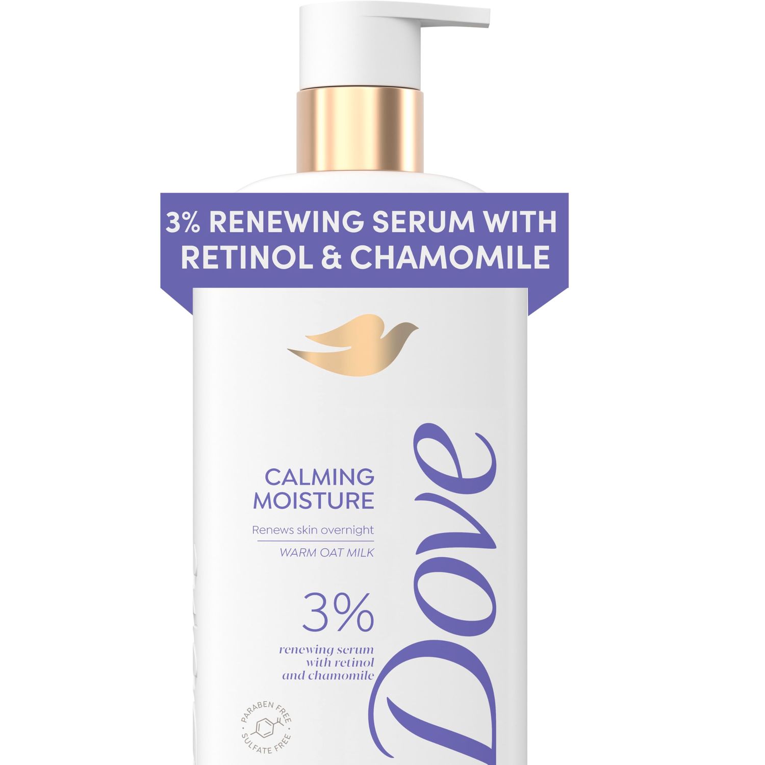 Dove Calming Moisture Body Wash 3 renewing serum with retinol chamomile 18.5 Fl Oz