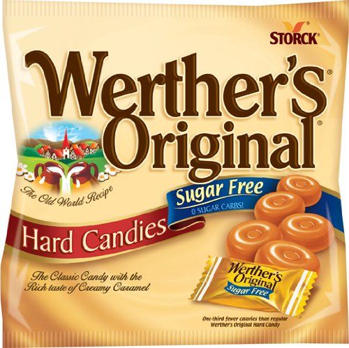 Werther&#39;s Sugar Free Hard candy, Original, 2.75 Ounce (Pack of 12)