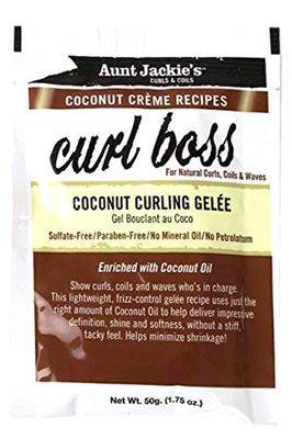 AUNT JACKIE&#39;S Curl Boss Coconut Curling Gelee, 1.75 Oz