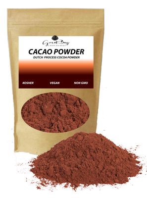Premium Dutch Process Cocoa Powder, Medium Fat, Alkalized (1 Pound.)